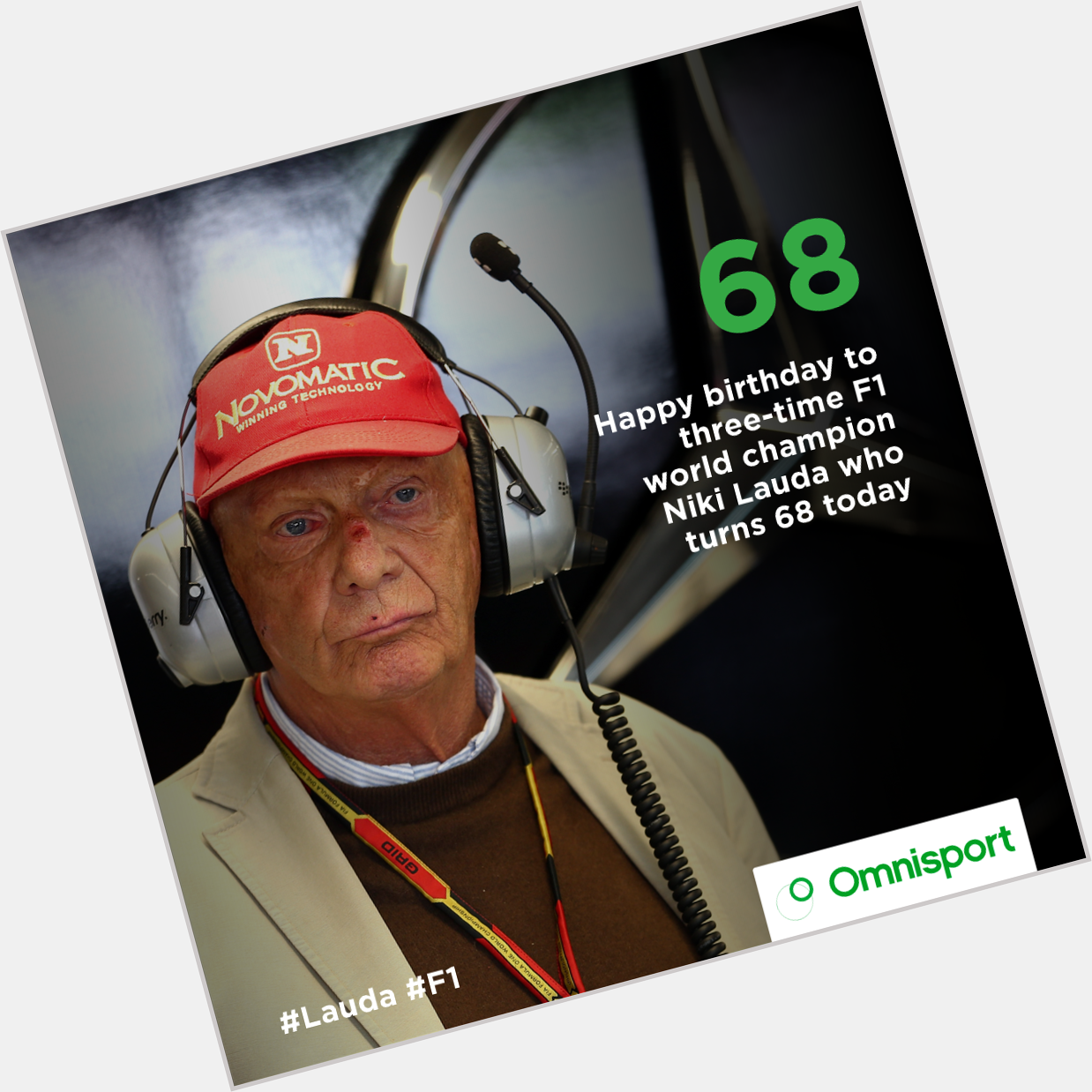 Happy 68th birthday to legend and non-exec chairman Niki Lauda.       