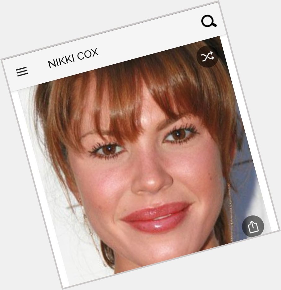 Happy birthday to this great actress.  Happy birthday to Nikki Cox 