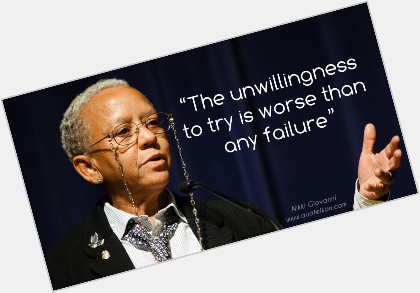 Happy Birthday to American poet, Nikki Giovanni (1943). 