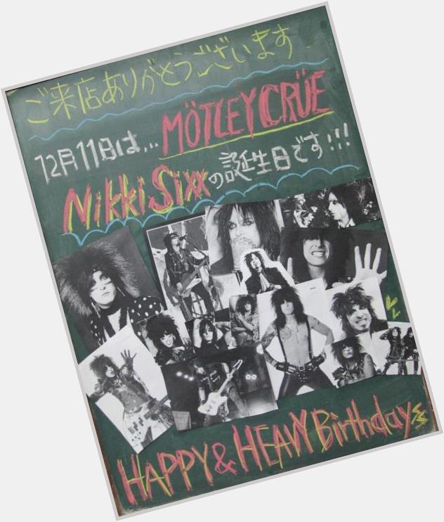 12 11  Motley Crue/Sixx A.M. Nikki Sixx       56                                             HAPPY & HEAVY BIRTHDAY!! 