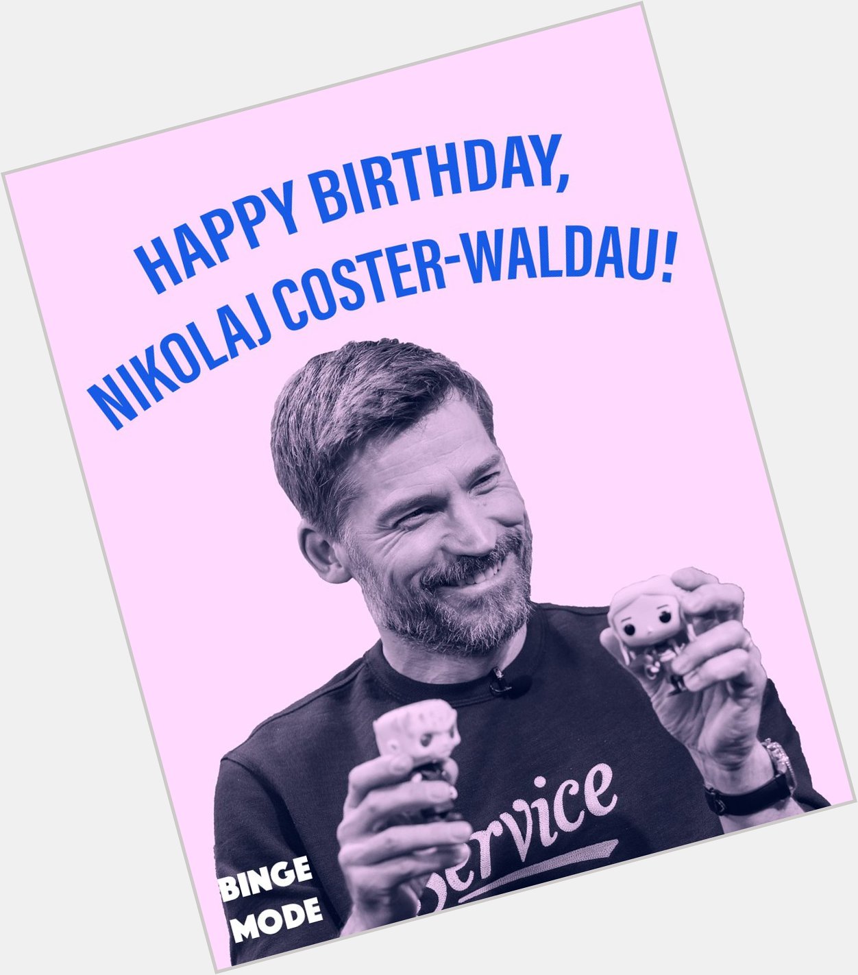 Happy birthday to our very own Kingslayer, Nikolaj Coster-Waldau! 