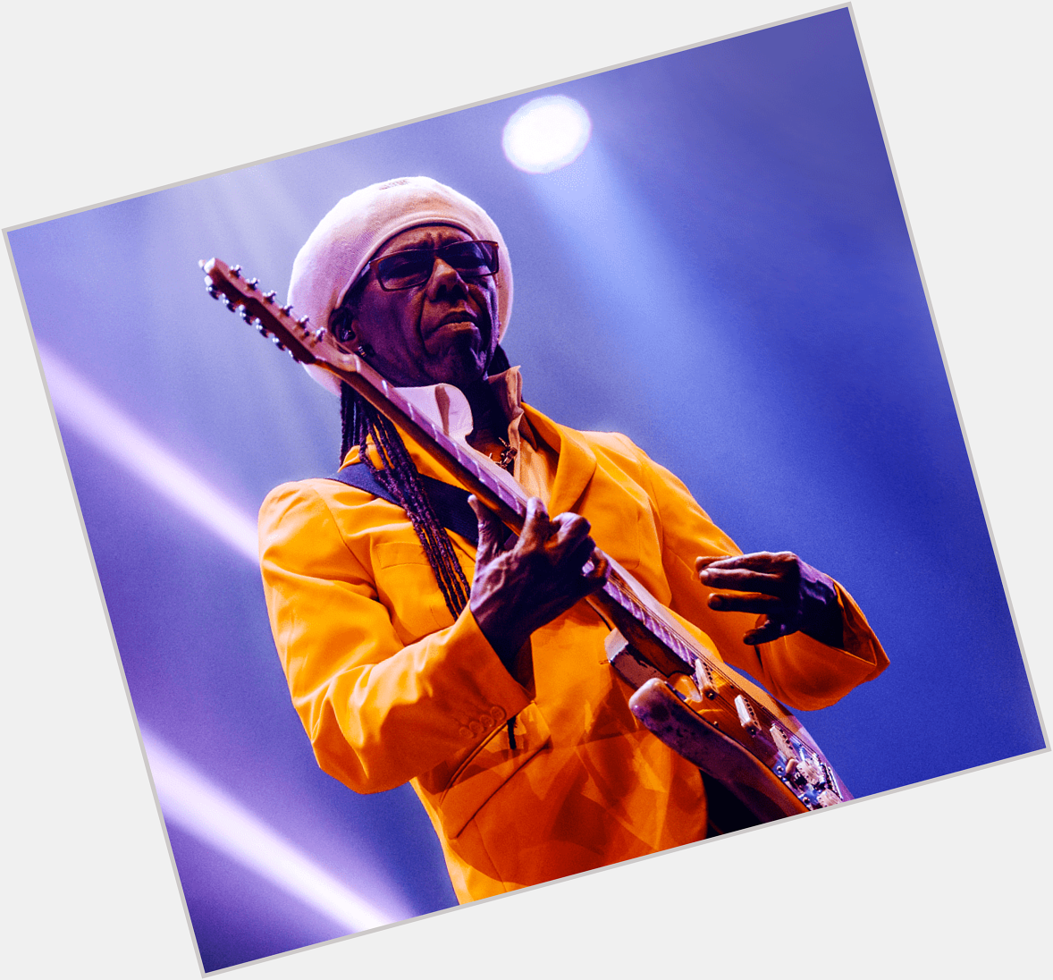 A happy 69th birthday to the ever-cool Nile Rodgers of Chic. 
 