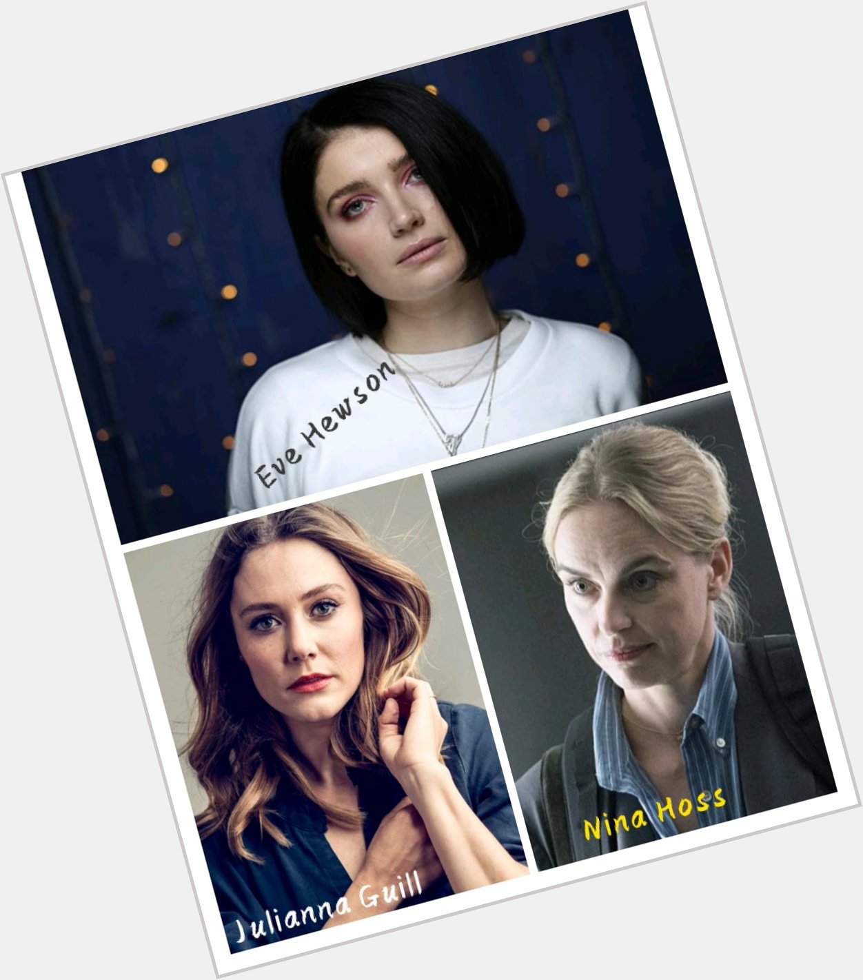 Happy Birthday Eve Hewson, Julianna Guill and Nina Hoss..    