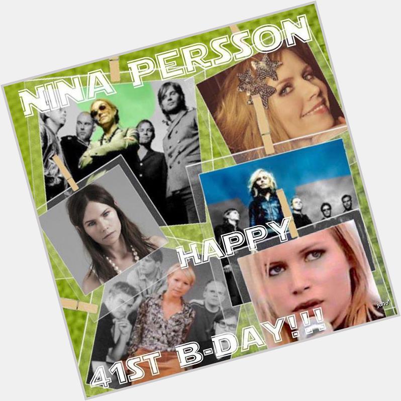  :  |       Nina Persson ( V of The Cardigans)\s Happy 41st Birthday!!!
6 Sep 197 