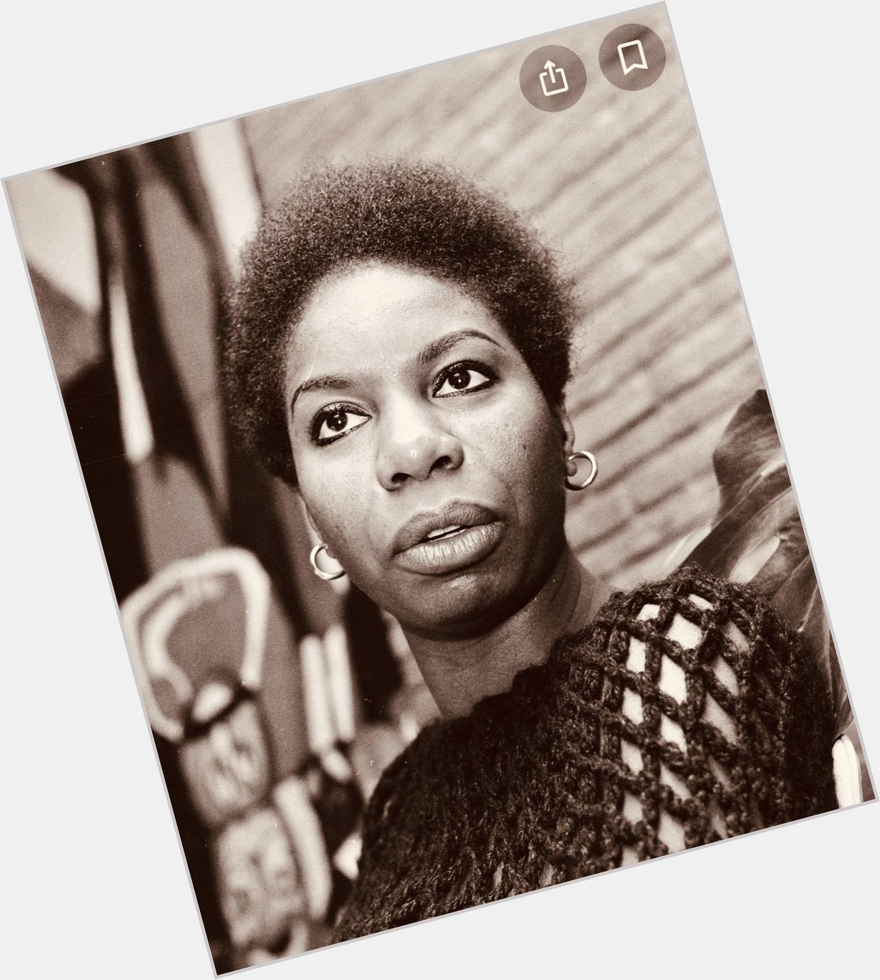 Happy birthday to Nina Simone. 