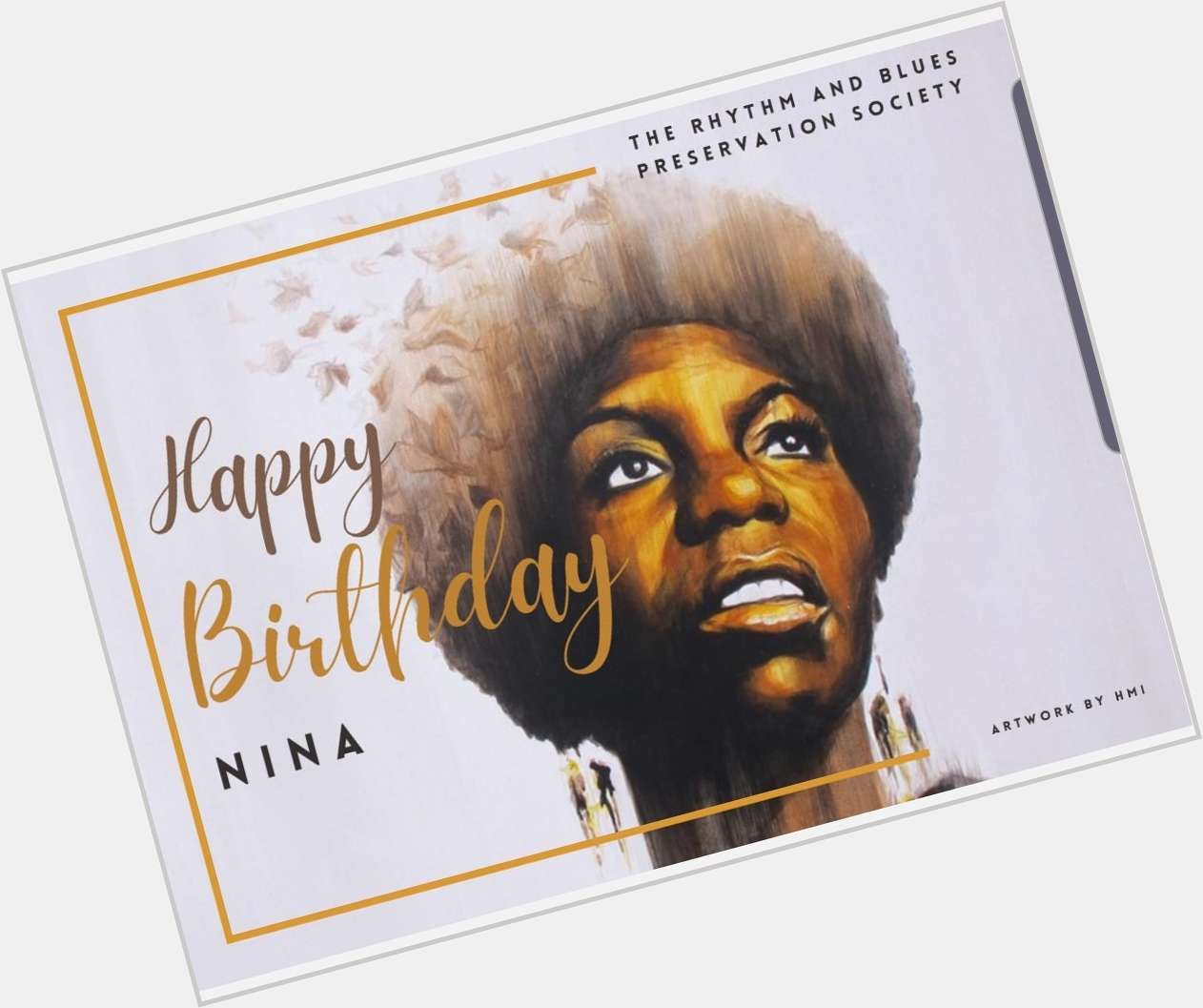 The Rhythm and Blues Preservation Society salutes Dr. Nina Simone!
Happy Heavenly Birthday! 