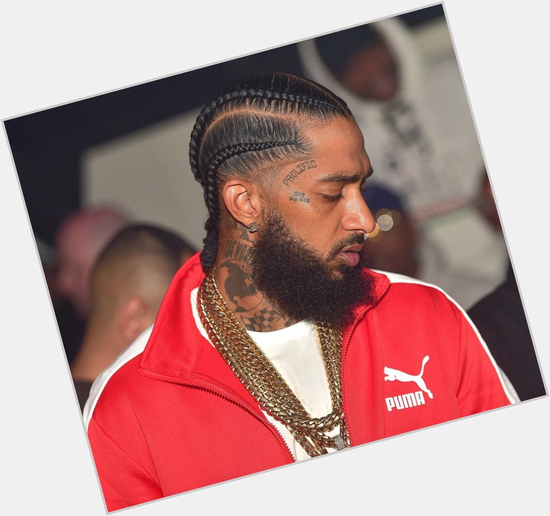 Happy birthday Nipsey Hussle Ik ur watching over us R.I.P to a great artist (he would ve been 37 today ) 
