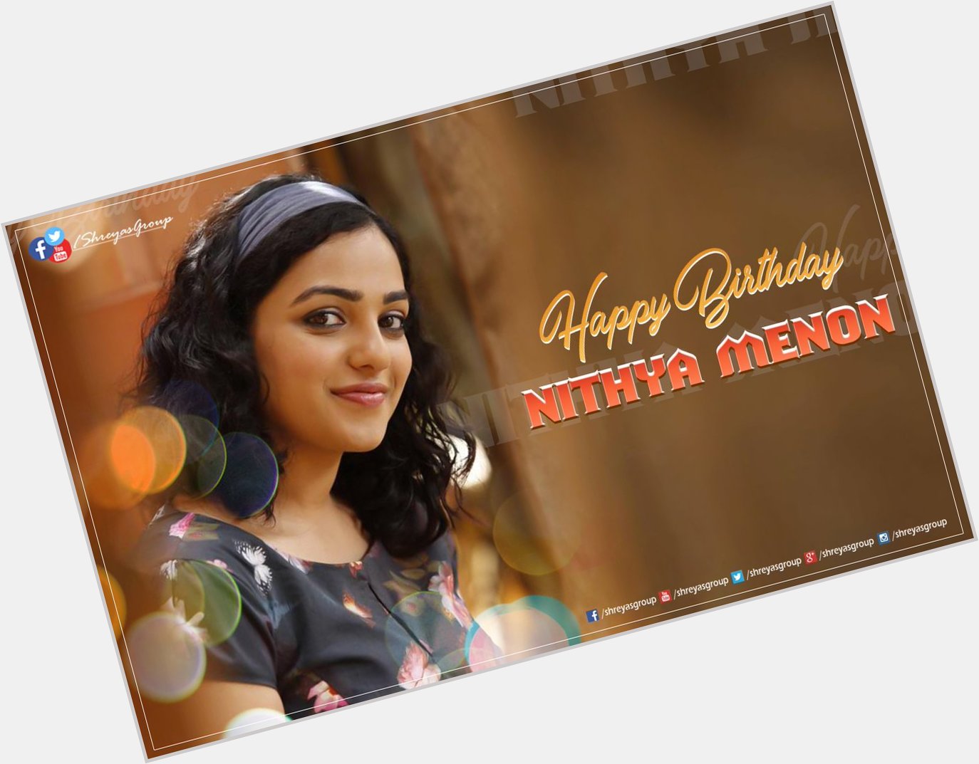 Here is wishing Cute Actress Nithya Menen A Very Happy Birthday.. 