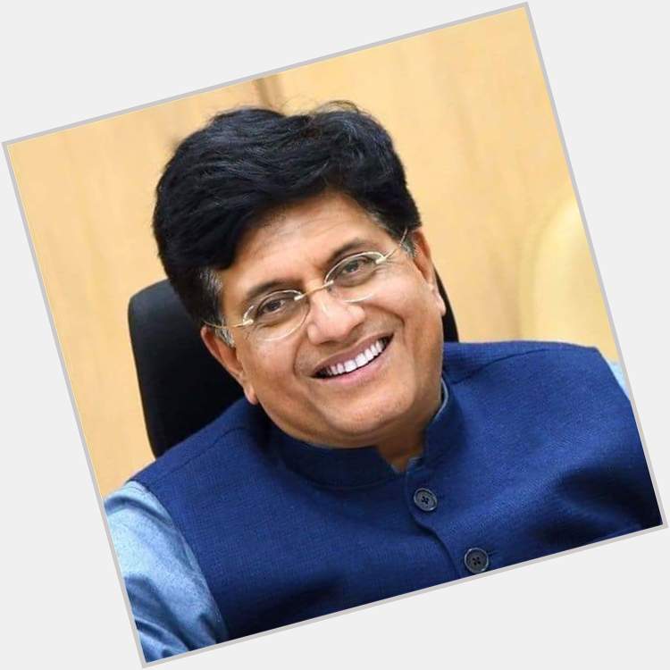   Happy Birthday to Union Railway Minister Piyush Goyal ji.  