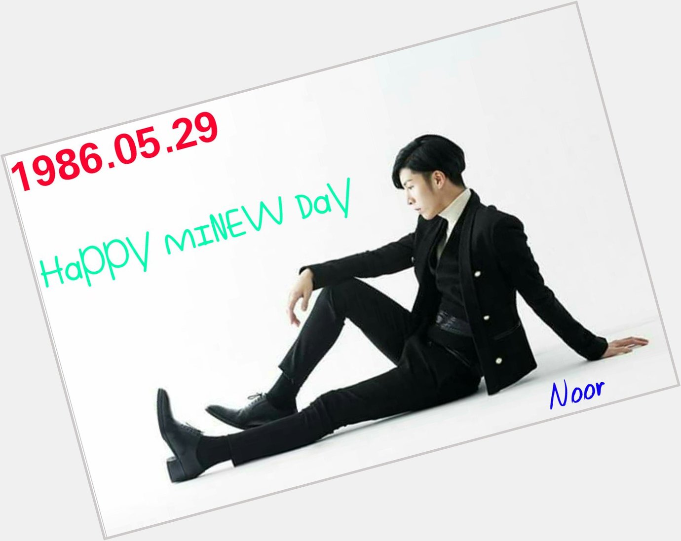 Happy birthday No Min Woo      