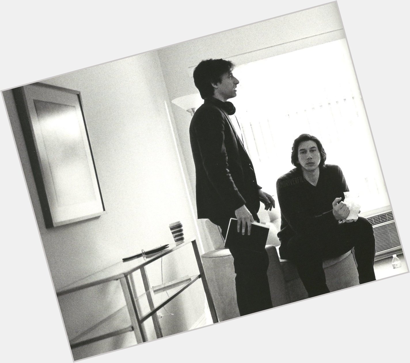 Happy birthday Noah Baumbach Pictured here with Adam Driver behind the scenes of Marriage Story. 
