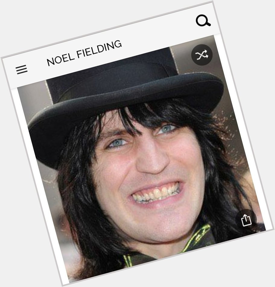 Happy birthday to this great comedian.  Happy birthday to Noel Fielding 