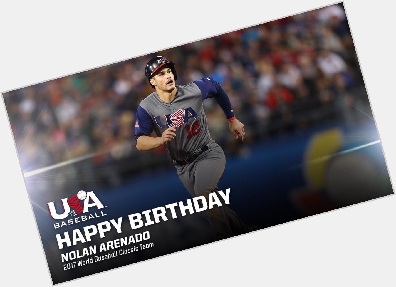 How \bout a for an early birthday present? 

Happy birthday to World Champion, Nolan Arenado! 