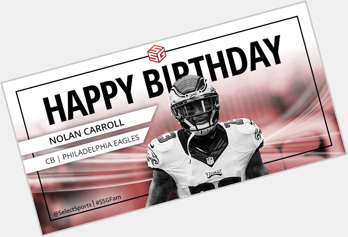 Happy Birthday to CB and former standout Nolan Carroll (   