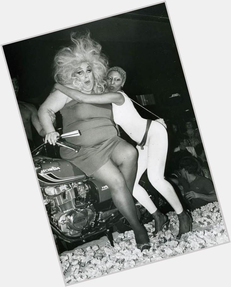 Happy Birthday, Nona Hendryx! Divine and Nona Hendryx at Le Farfalle, NY 1978. Photo: Ron Galella 