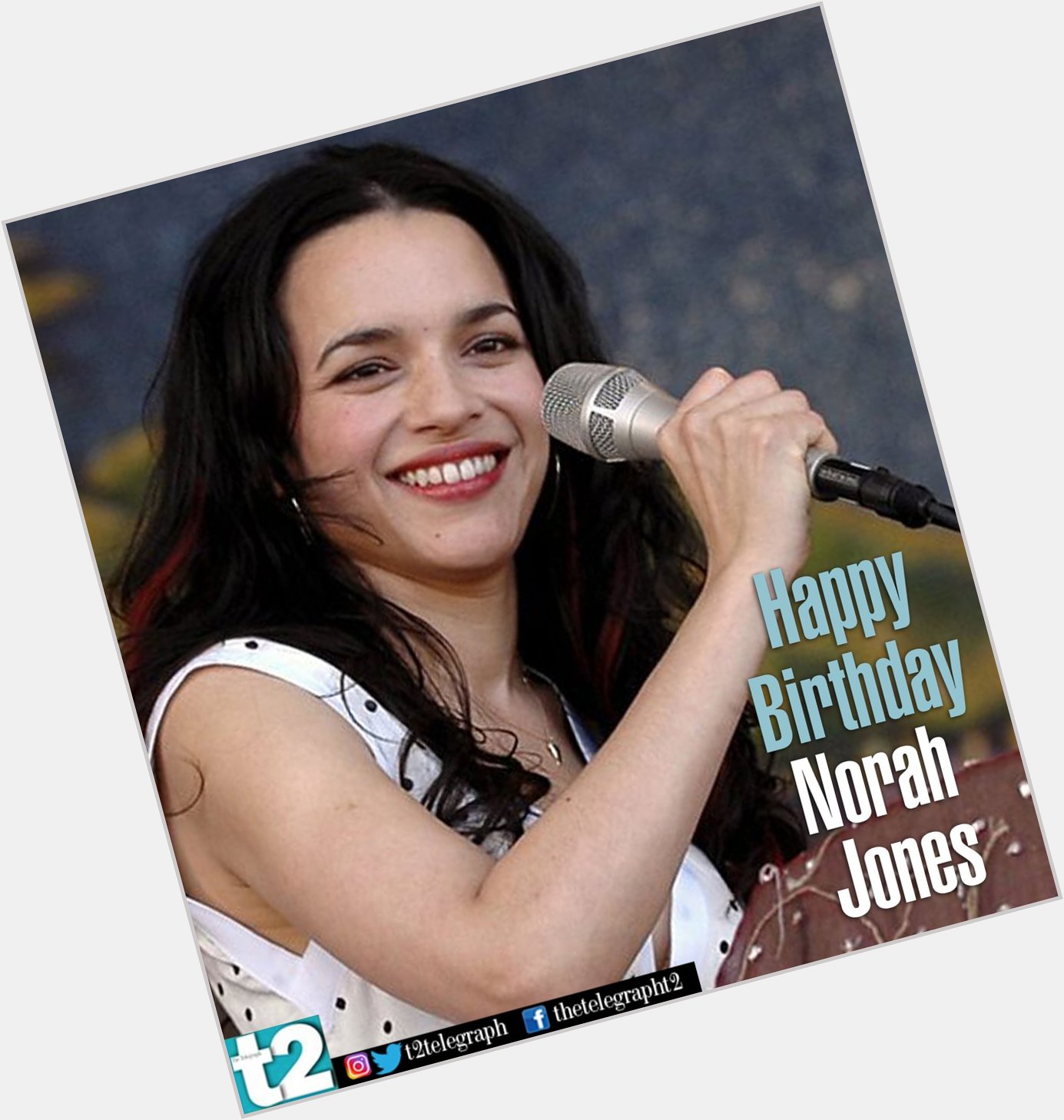 Happy birthday Norah Jones, the singer who has blurred music s traditional categories. 