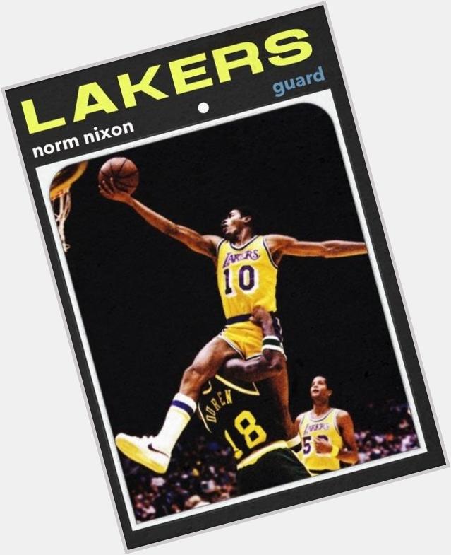 Happy birthday to Norm Nixon, the original Showtime point guard. 