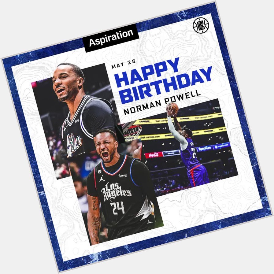 Happy Birthday, Norm For every comment/remessage, will plant one tree for Norman Powell\s birthday! 