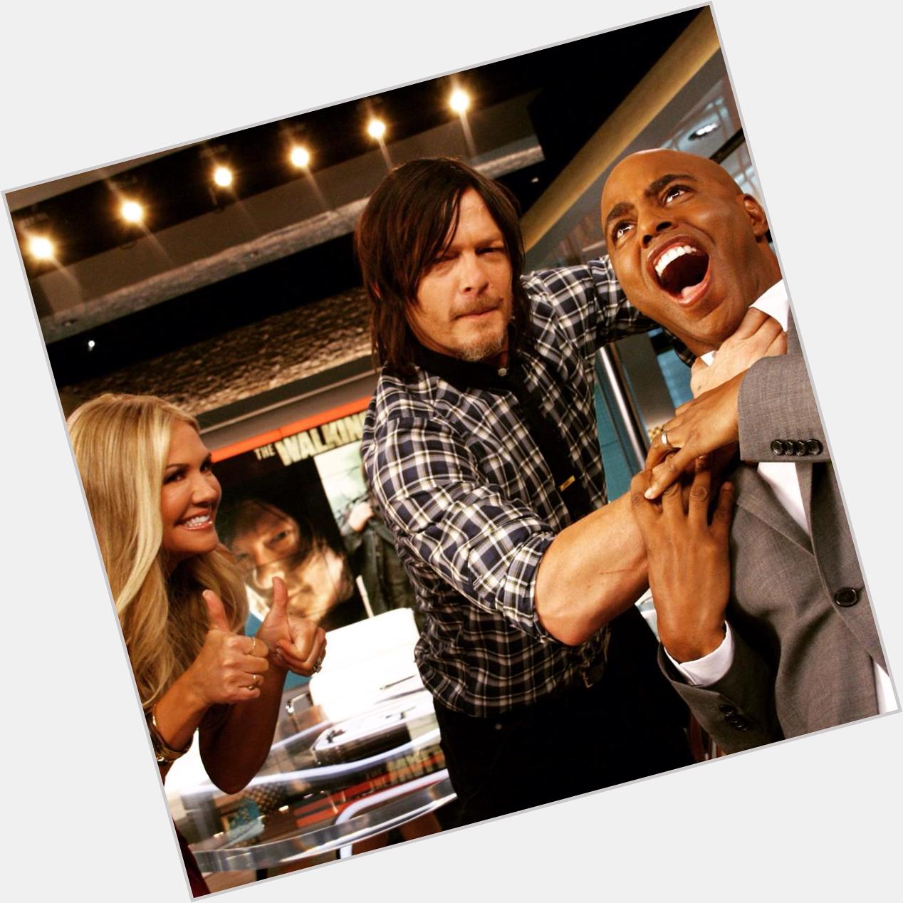 Happy Birthday Norman Reedus! Thanks for showing Kevin some of your moves. 