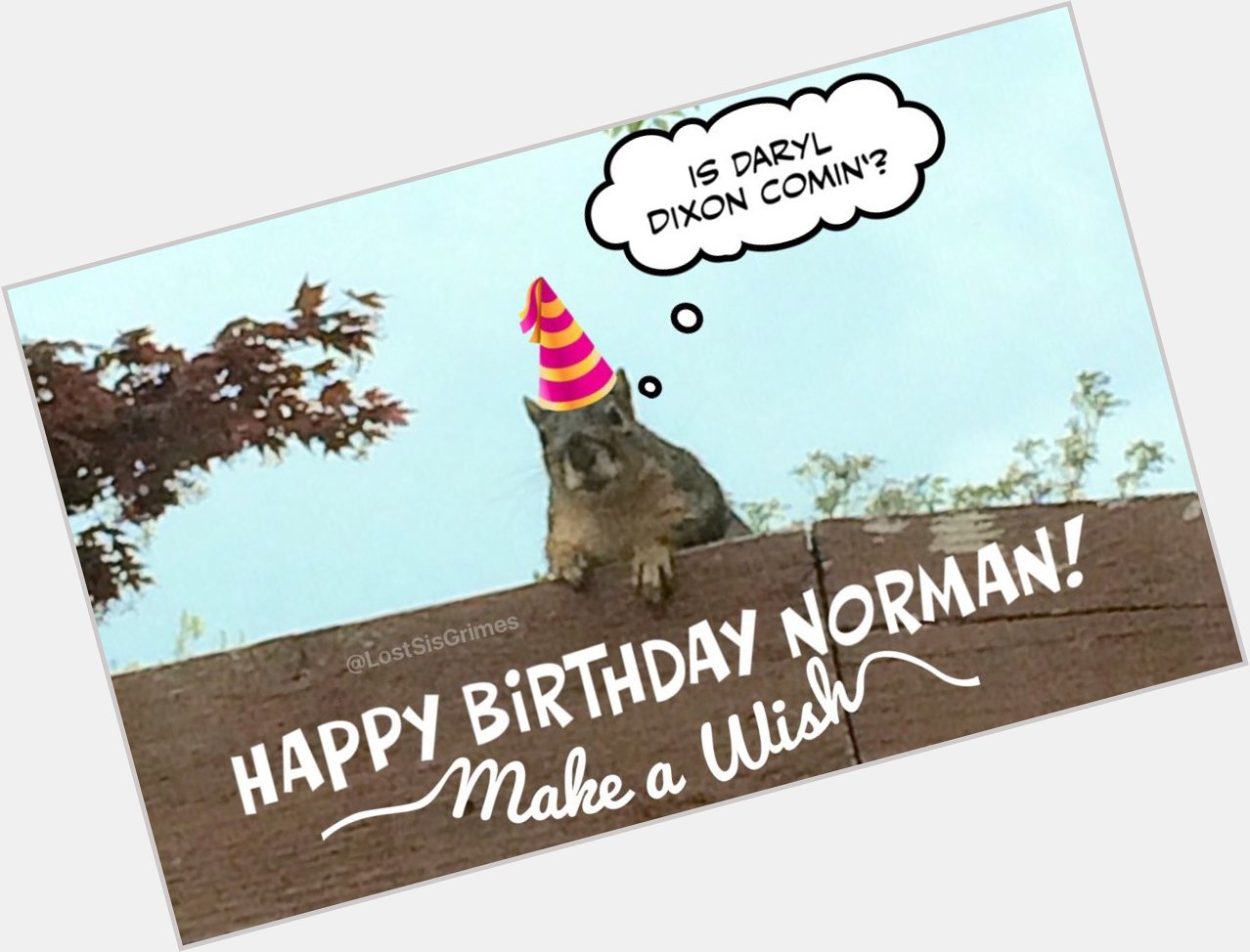 HaPpY BiRtHdAy   Norman Reedus

Make a wish and blow up all the Saviors 
