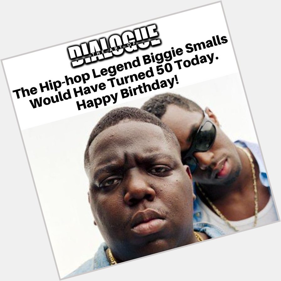 Salute to the Hip-Hop legend The Notorious B.I.G. He would have turned 50 today. Happy birthday! 