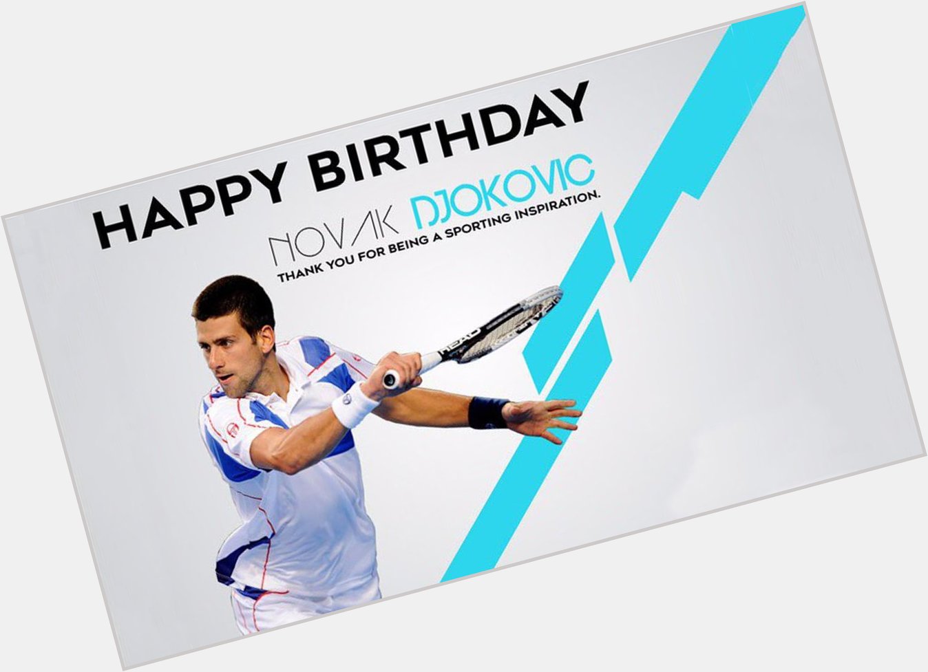 Happy 34th Birthday to World No 1 Legendary Serbian Tennis Player,
Mr Novak Djokovic.       
