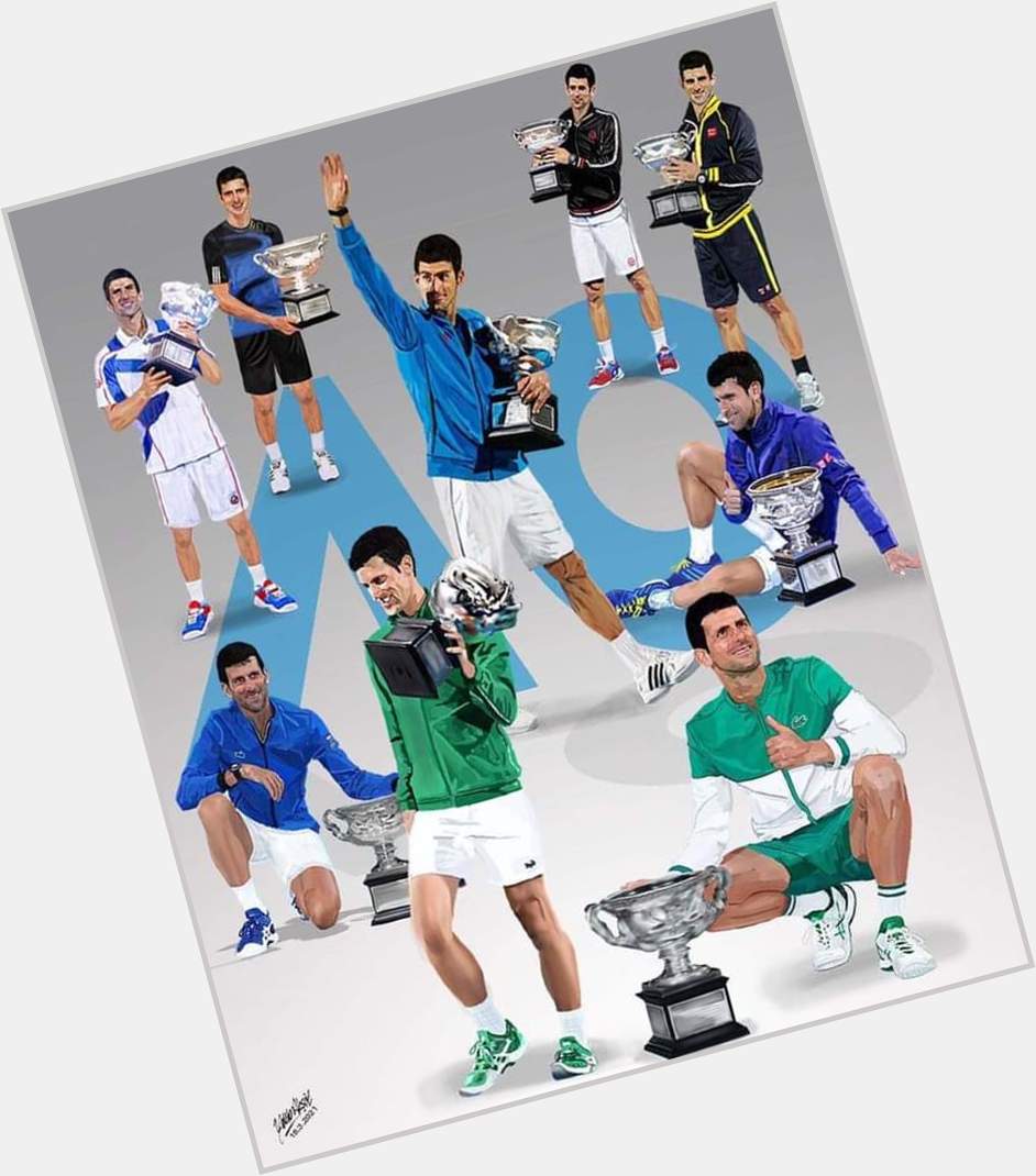 Feliz cumpleaños!!!   Happy birthday Ganador de 18 de Grand Slam 
Novak Djokovic    
