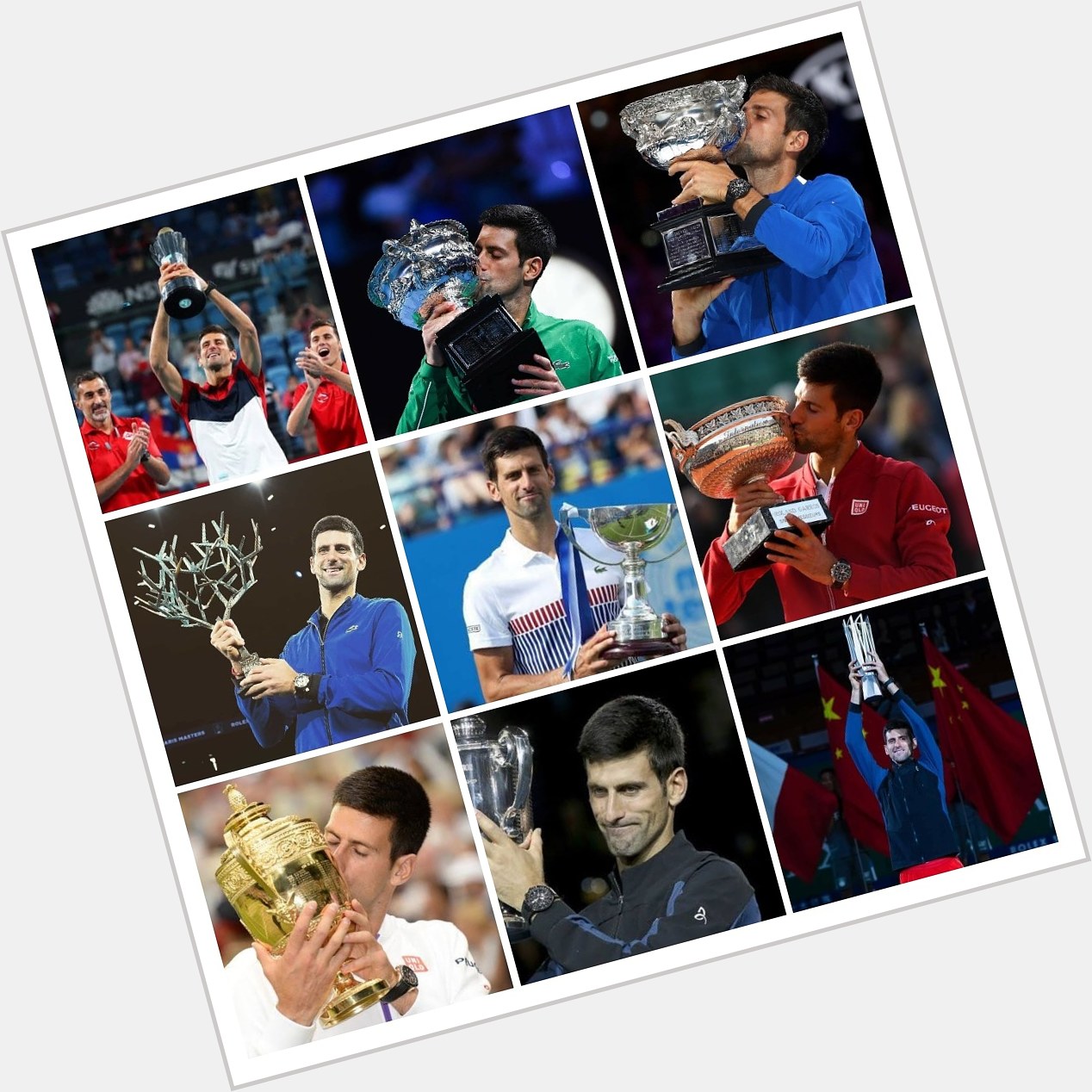 Happy 33rd Birthday to the World Number 1  , Novak Djokovic    The Serb\s biggest weapon is  ________ 