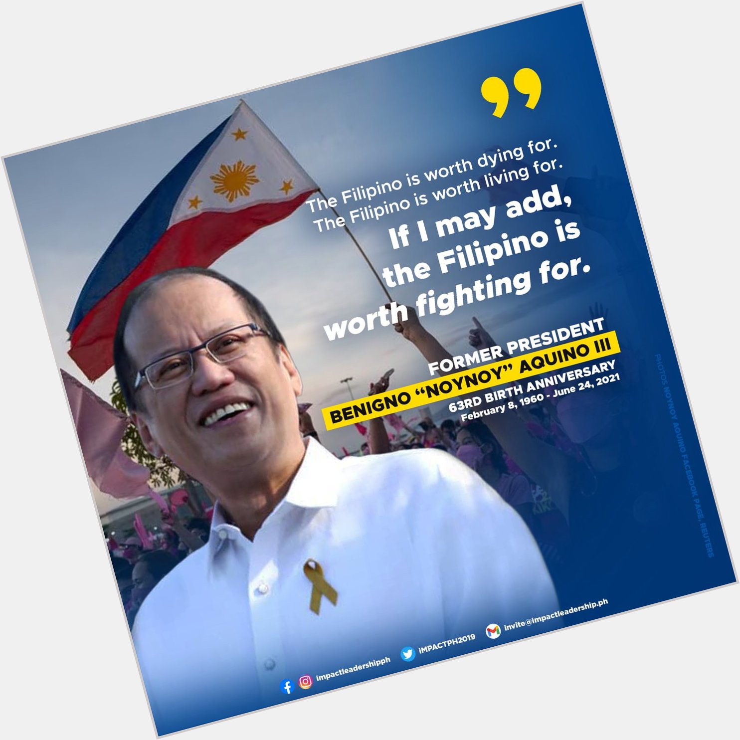 Happy birthday po, President Noynoy Aquino. We thank you for your genuine service to the Filipino people. 