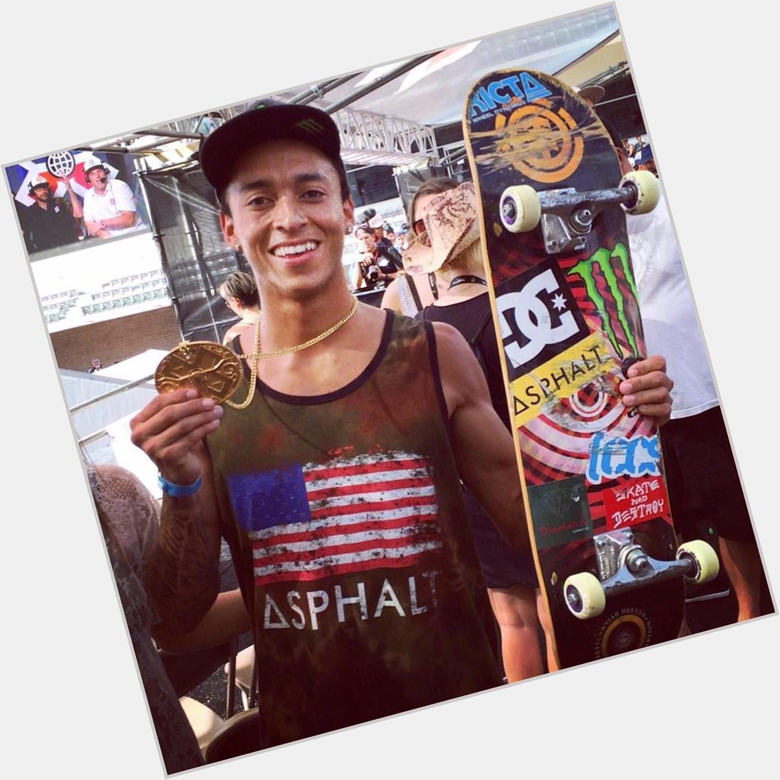 Happy birthday to Nyjah Huston!!! have a good day G! 