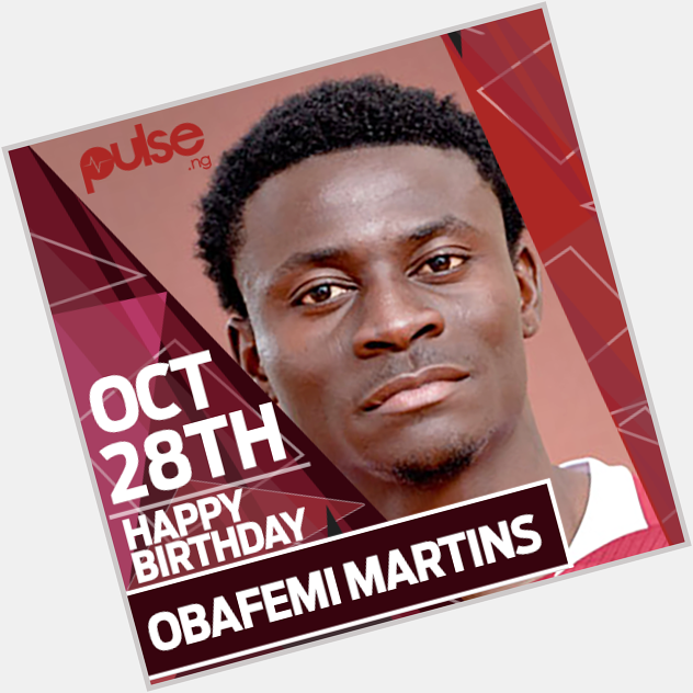 Happy birthday to the talented Nigerian footballer, Obafemi Martins. Much love from the Pulse team. 