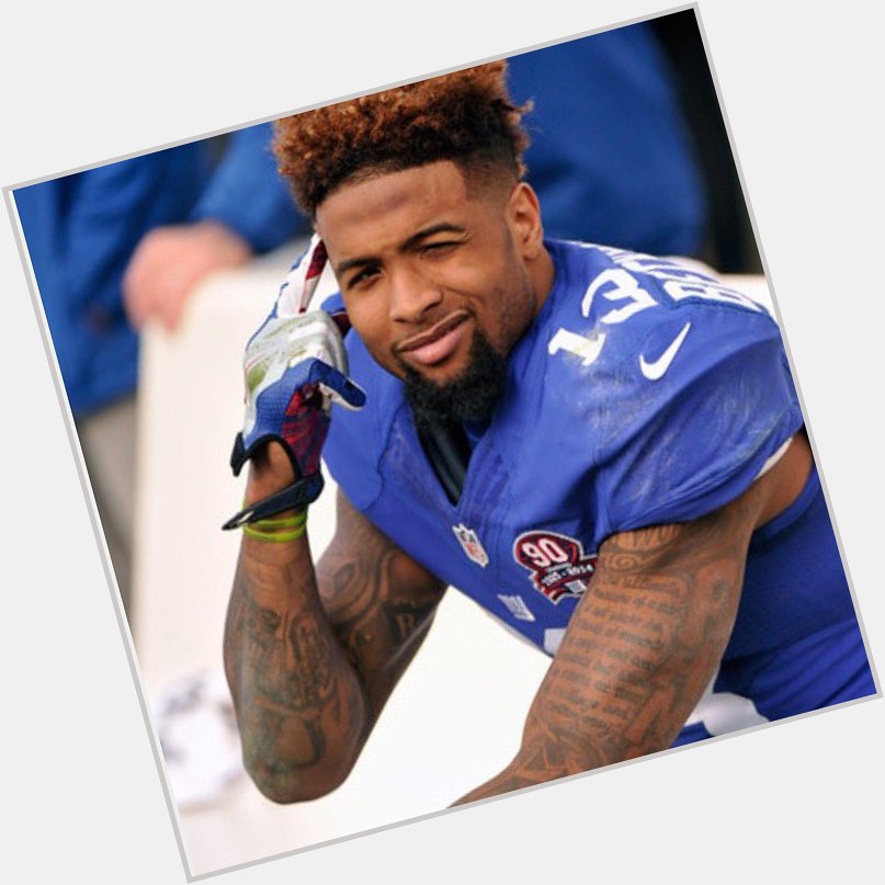 Happy birthday Odell Beckham Jr hope you have a great birthday and I hope all ur wishes come true 
