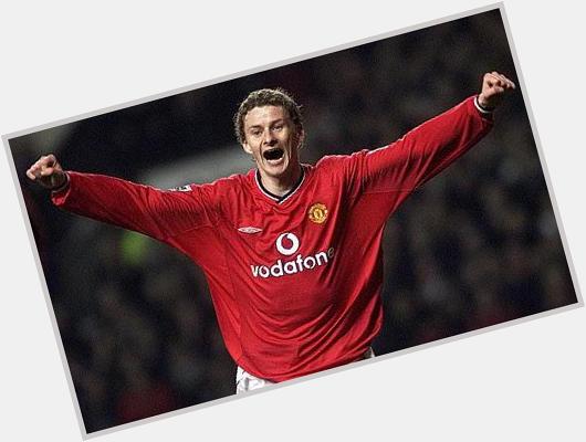 Happy birthday to Manchester United legend Ole Gunnar Solskjær, who turns 42 today. 