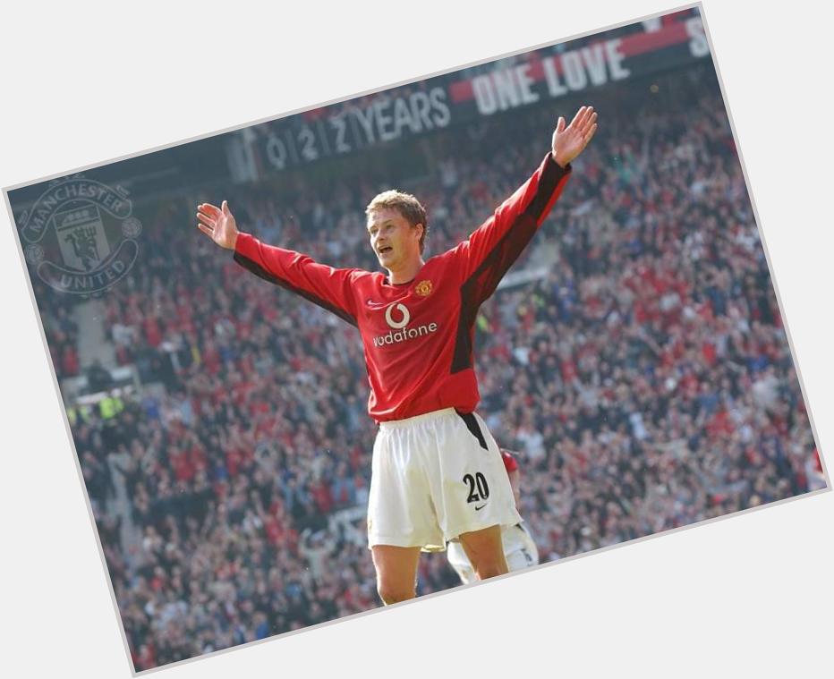 Happy 42nd birthday Ole Gunnar Solskjaer, all the best for you, baby face assassin 