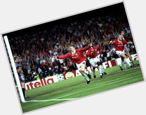 Happy Birthday Ole Gunnar Solskjær And lets remember \"Beckham... into Sheringham...
and Solskjær has won it!\" 