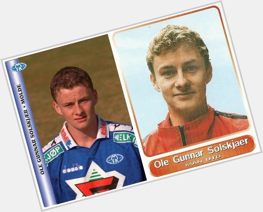 Happy Birthday to \"The Baby-faced Assassin\" : Ole Gunnar Solskjær 
(Molde FK 1994-95 & Manchester United 1997-98) 