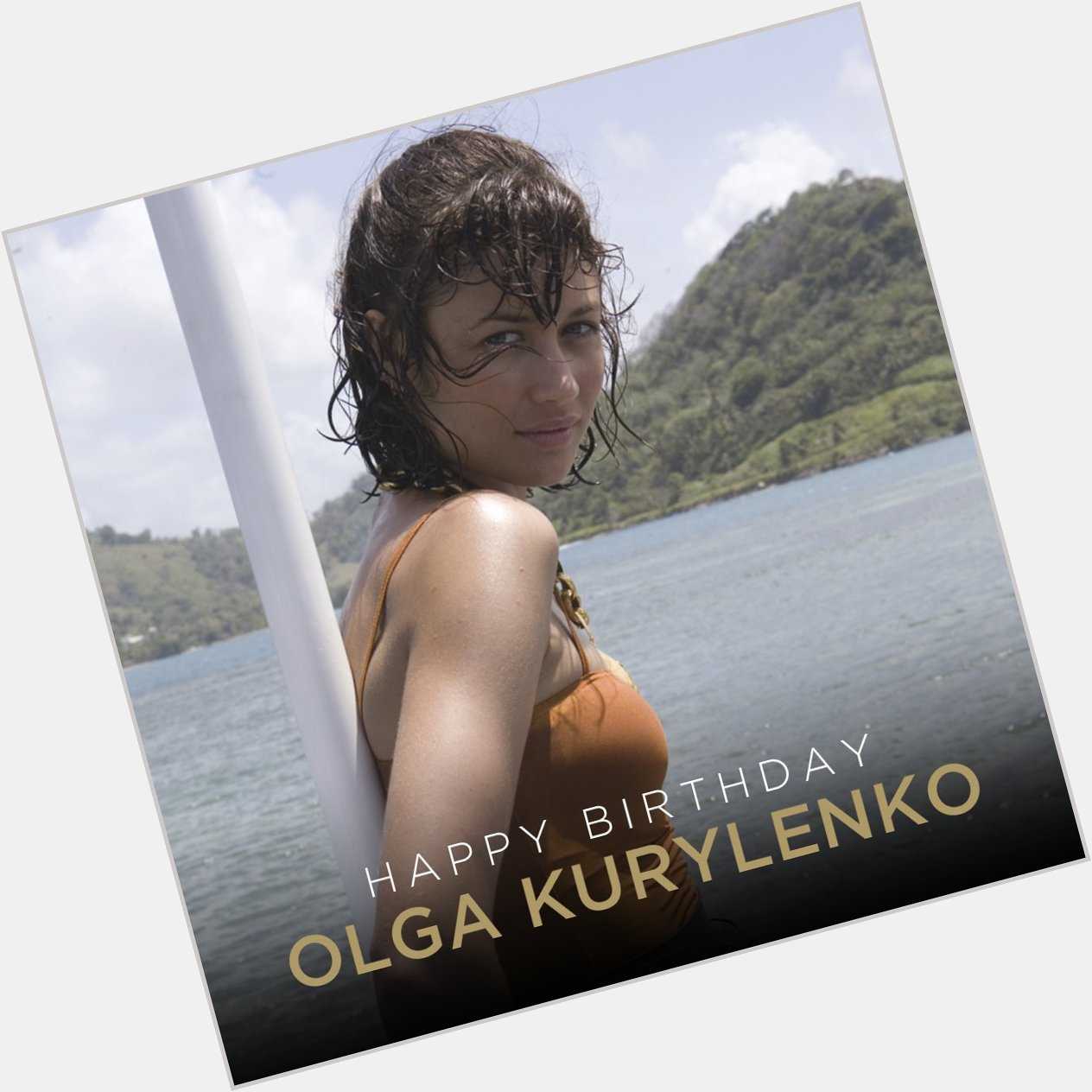She s a woman on a mission. Wish Olga Kurylenko, Camille in QUANTUM OF SOLACE (2006), a very Happy Birthday below 