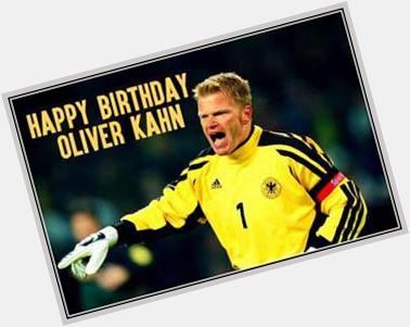 Happy birthday to one of the best goal keepers in the history of football, Oliver Kahn. 
