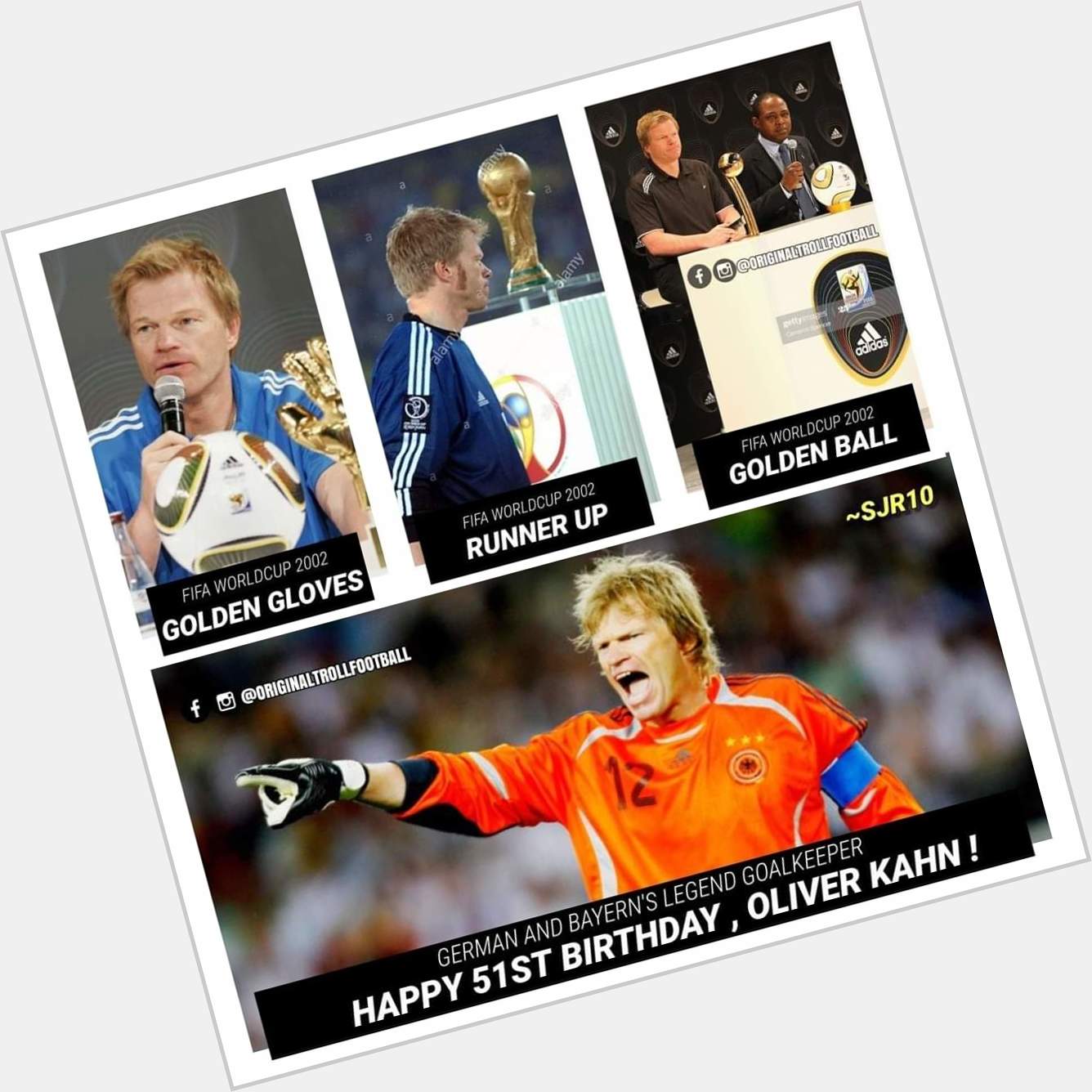Oliver saves a can. Does that he is Oliver Kahn

Happy Birthday legend  