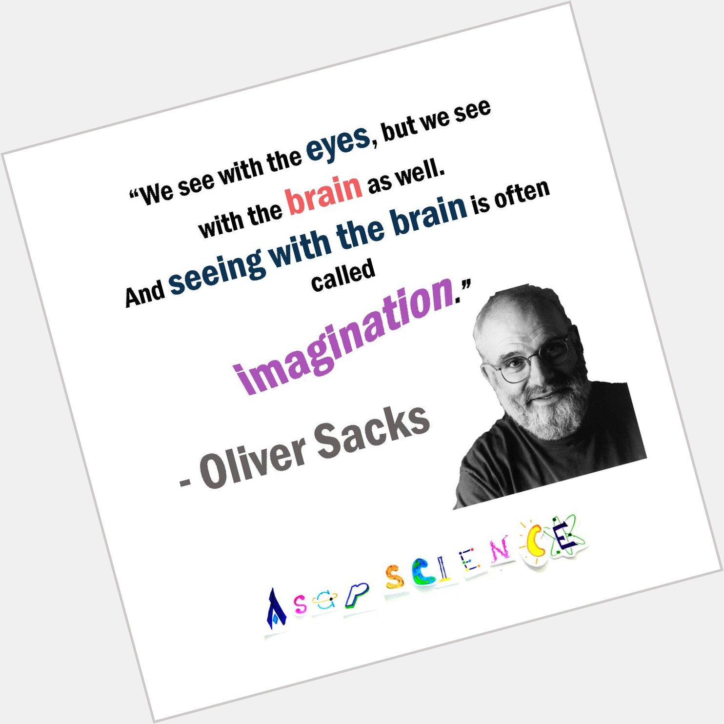 WITH LOVE AND GRATITUDE... HAPPY 82nd BIRTHDAY, OLIVER SACKS! 