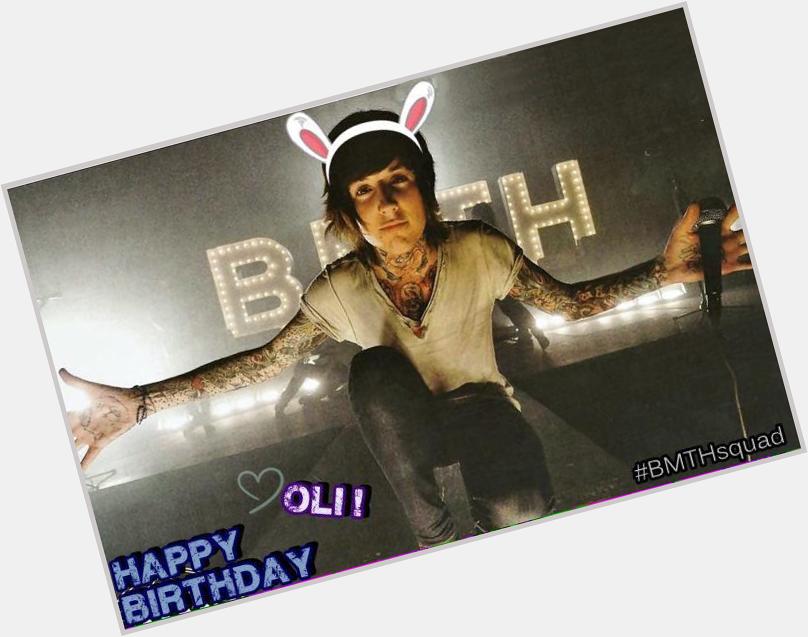 Happy Birthday Oliver Sykes!!! 
Its Oliver Season  Youre the best singer on earth!! 