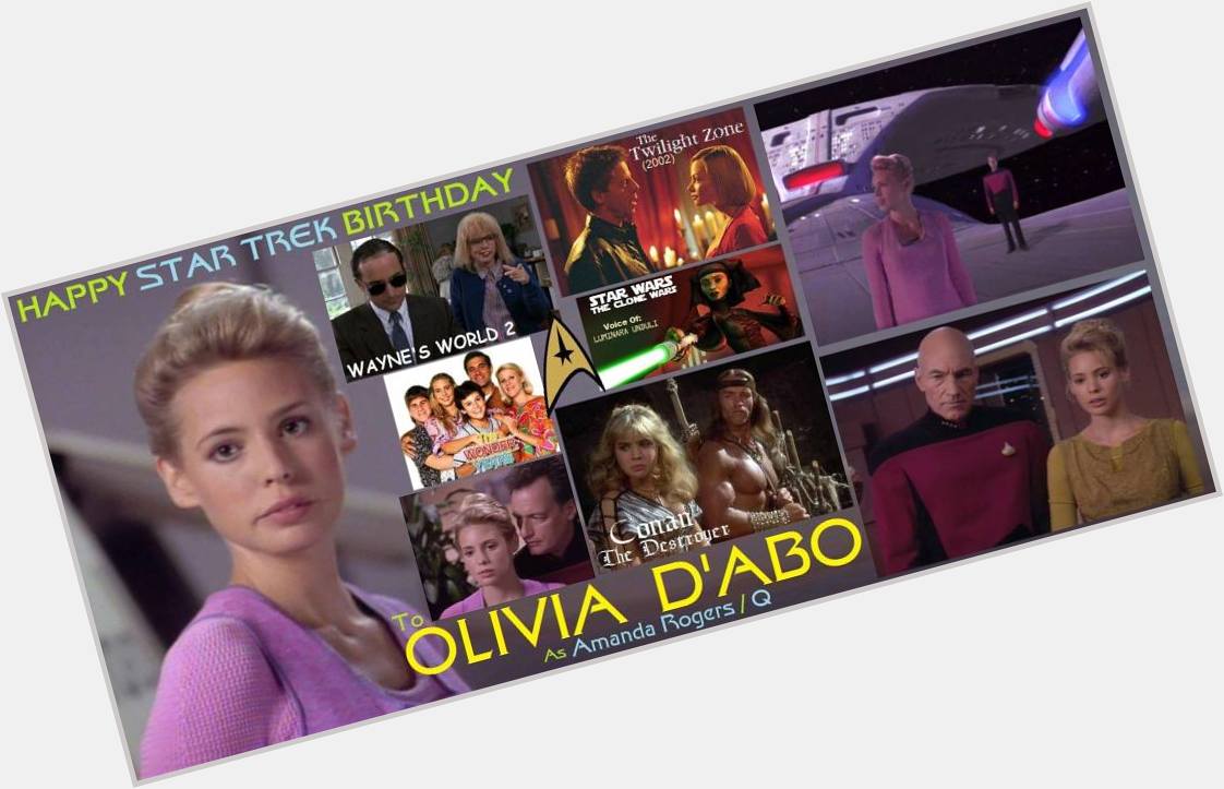 Happy birthday Olivia d Abo, born January 22, 1969.  