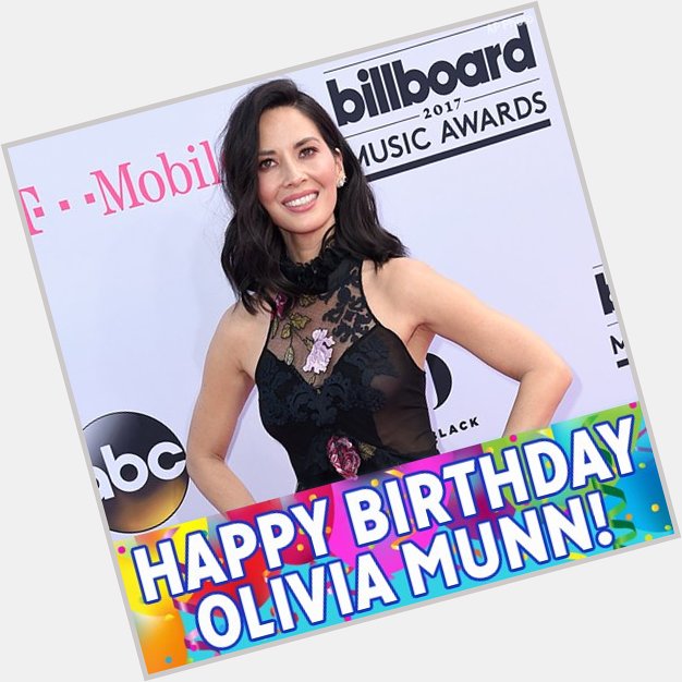 Happy Birthday to actress Olivia Munn! 