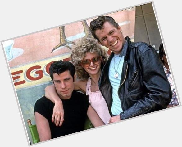 Happy Bday Olivia Newton John. Heres a behind the scenes photo from Grease of Sandy, Danny & our fave Kenickie. 