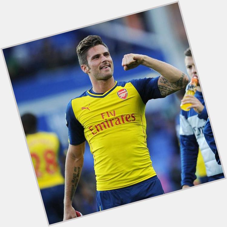 A very happy birthday to Olivier Giroud who turns 28 today and also a quick recovery to him! 