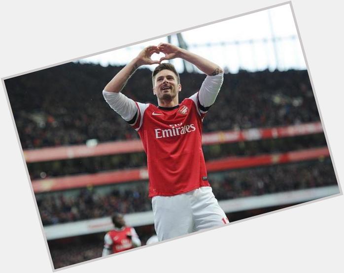 Happy birthday to --->> Olivier Giroud who turns 28 today. Wish you a speedy recovery!   