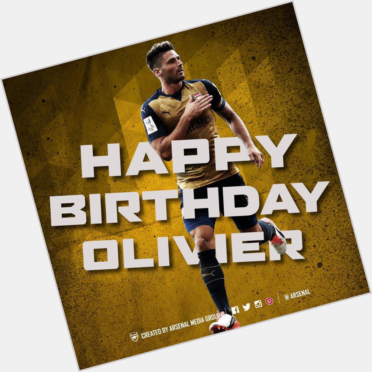 Happy 29th birthday Olivier  