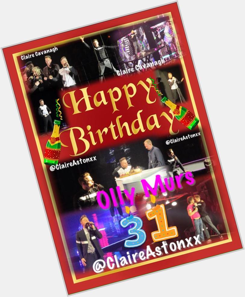 Happy 31st Birthday Olly Murs ,hope you can see your edit I took all the photos 