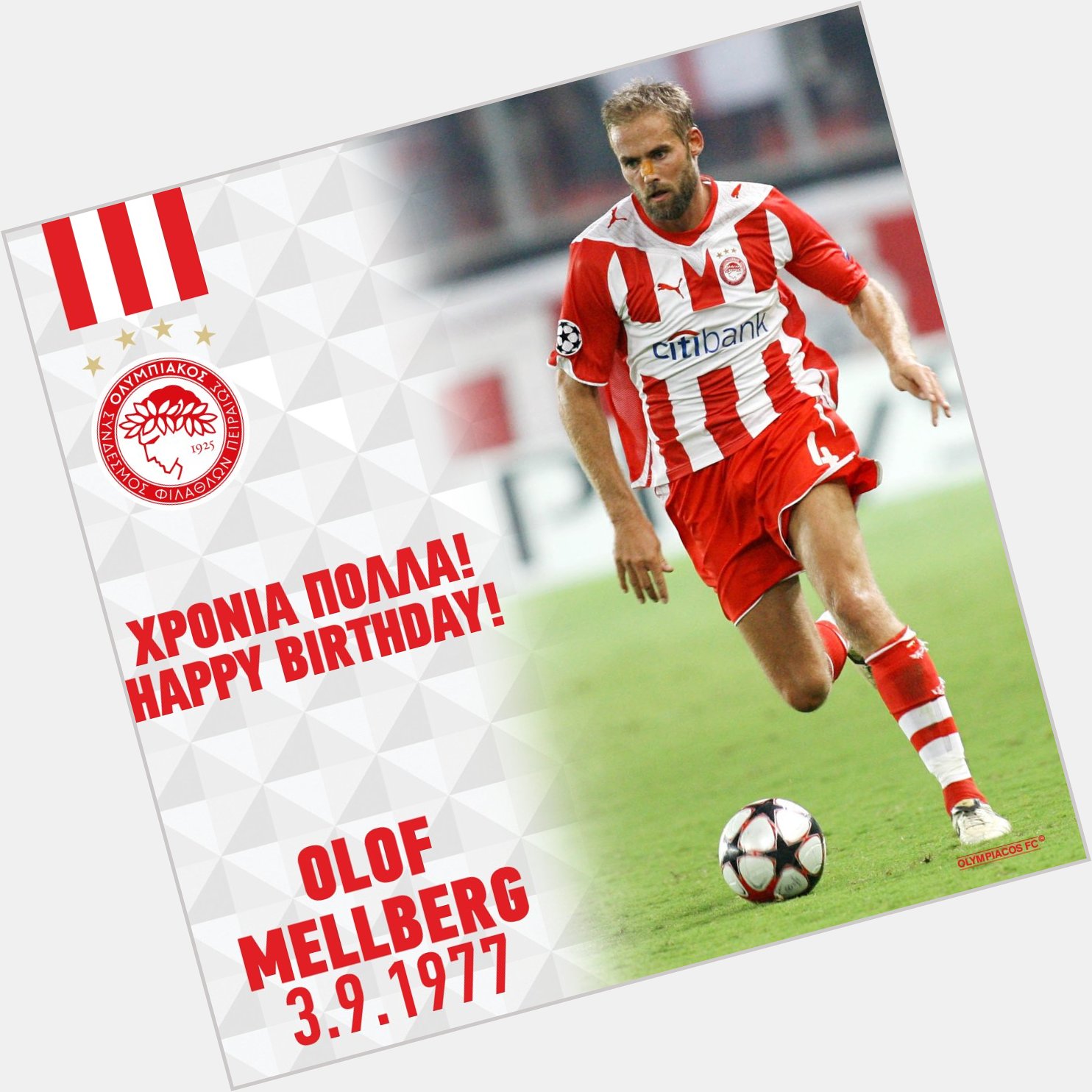                         ! / Happy Birthday Olof Mellberg!    
