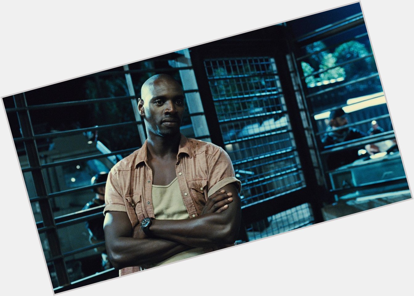 We would like to wish Omar Sy a happy birthday. He is 44 years old today. He played Barry in Jurassic World. 